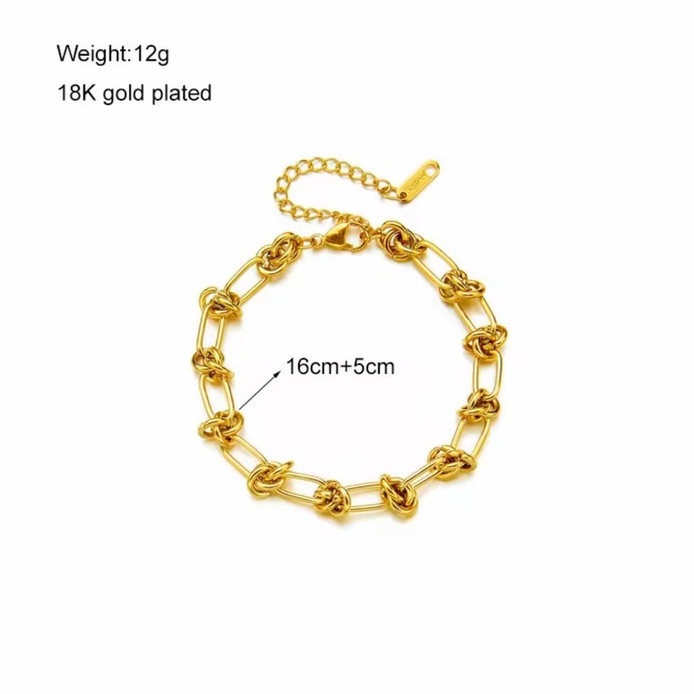 NEW | Elegant Gold Chain Bracelet - Picture 3 of 4